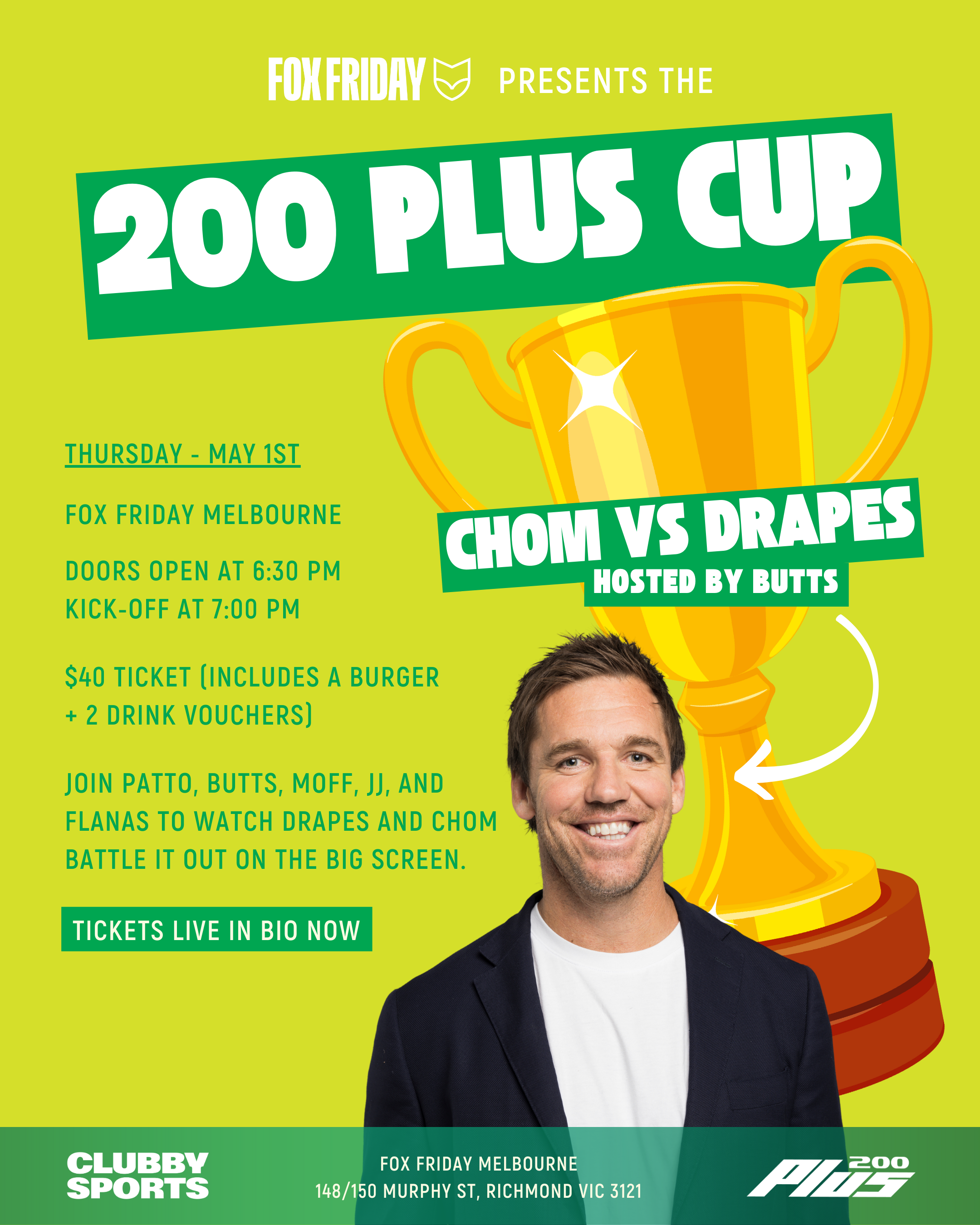 200 Plus Cup at Fox Friday Melbourne