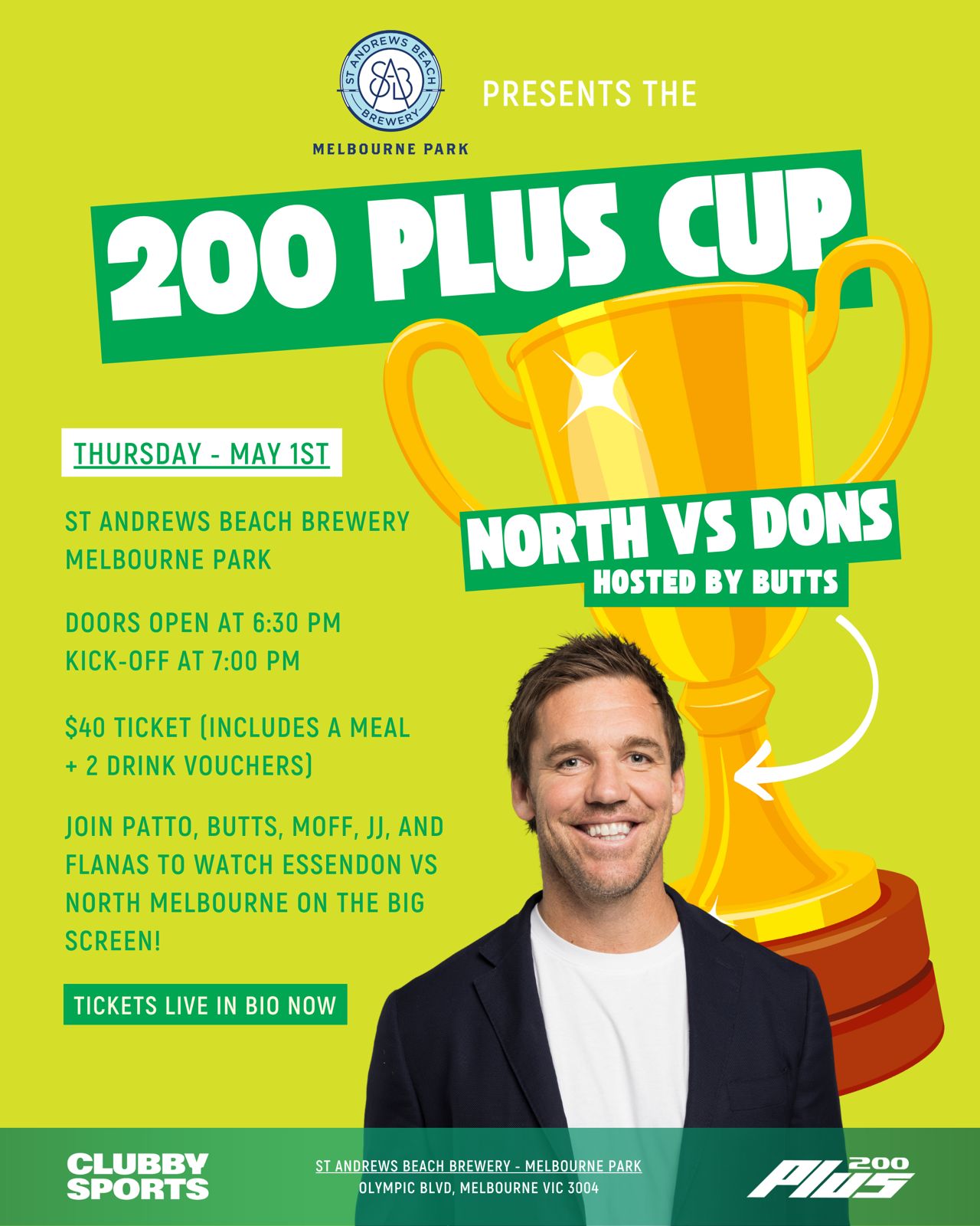 200 Plus Cup at St Andrews Beach Brewery-Melbourne Park